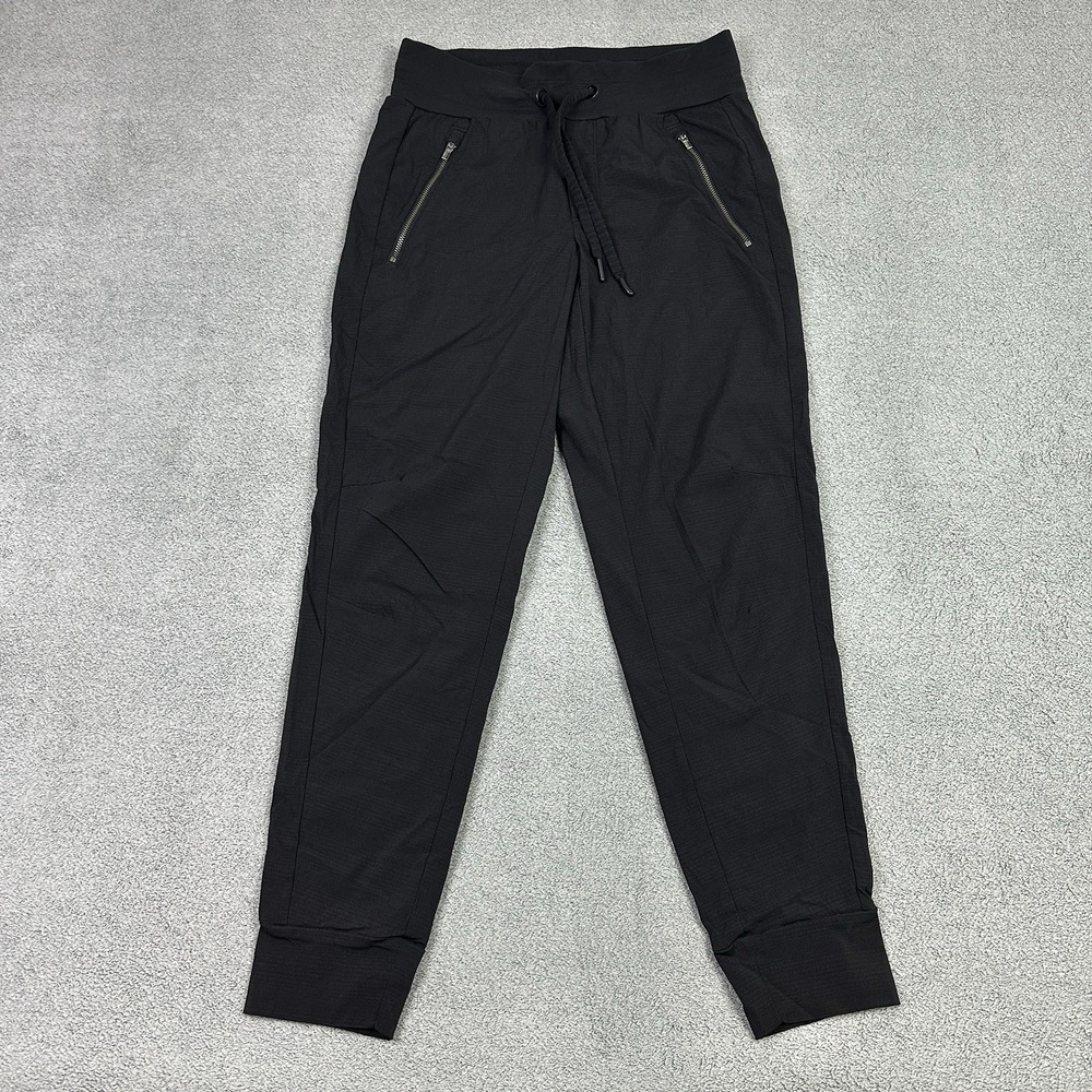Athleta Jogger Pants Womens Size 0 Black Trekkie North Athletic Hiking Ripstop